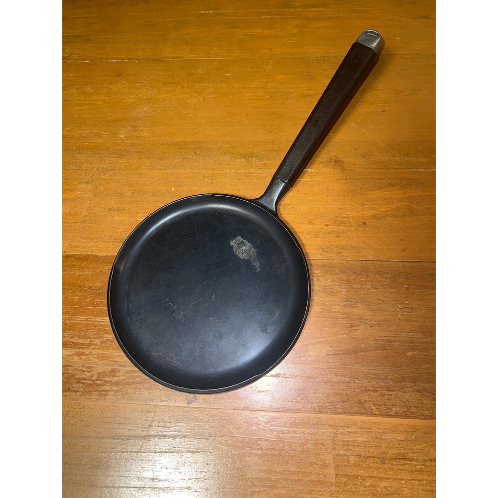 Vintage Popeil Crepe Magician Pan Non-Stick Crepe Maker Made in USA Black 7.5"